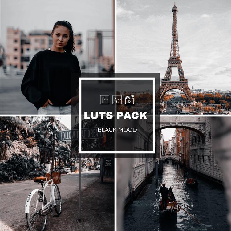Black Mood - LUTs Pack