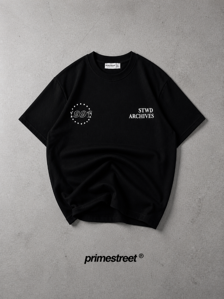 STWD - Oversize Siyah T-Shirt