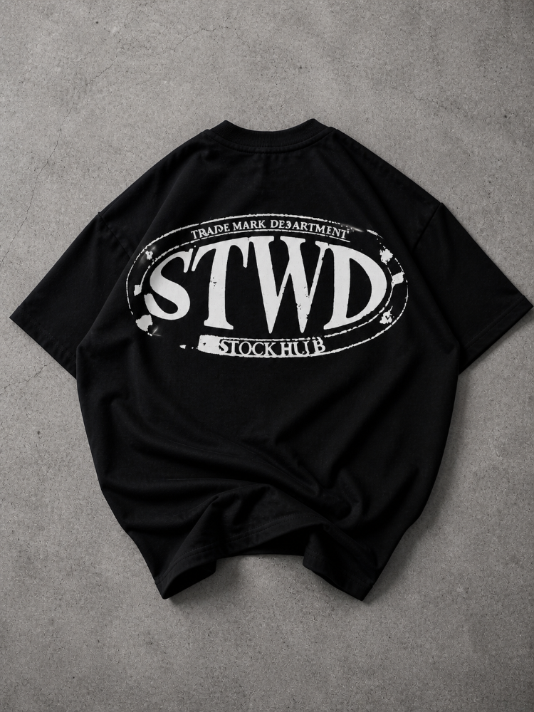 STWD - Oversize Siyah T-Shirt