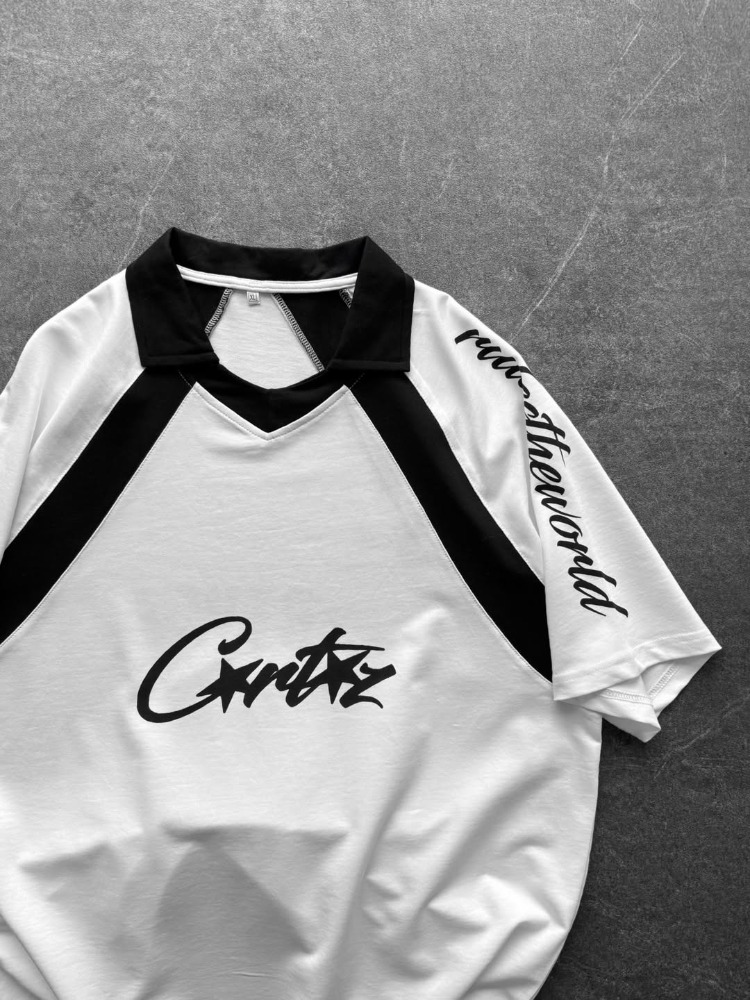 Corteiz - Beyaz Oversize T-Shirt