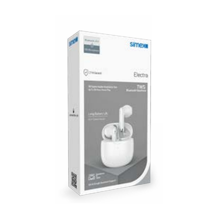 Simex Electra TWS Bluetooth Kulaklık ENC/38 saat ses/HD mic./Siri&Google Assistant Support