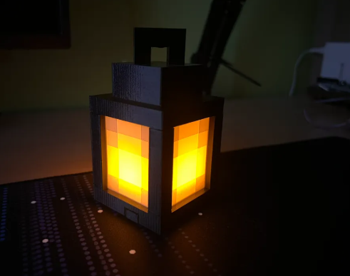 Minecraft Lantern Dekoru | Gamer Oda Aksesuarı