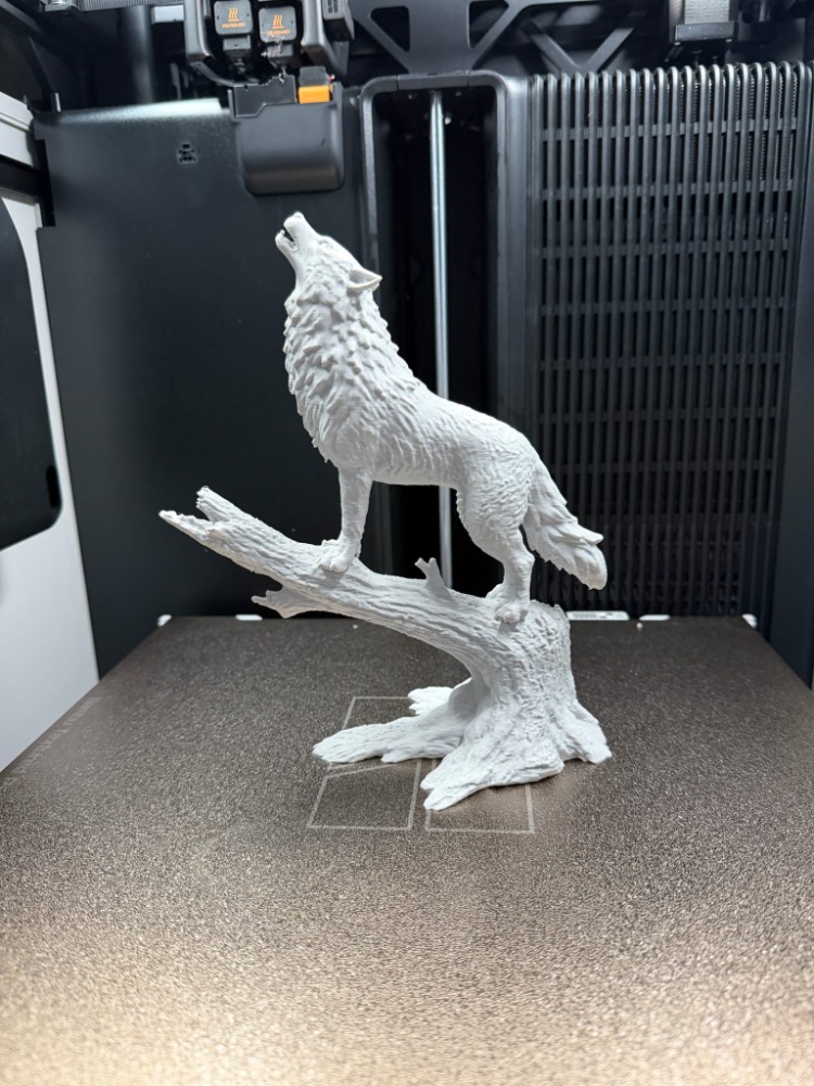Uluyan Kurt 3D Baskı Figür