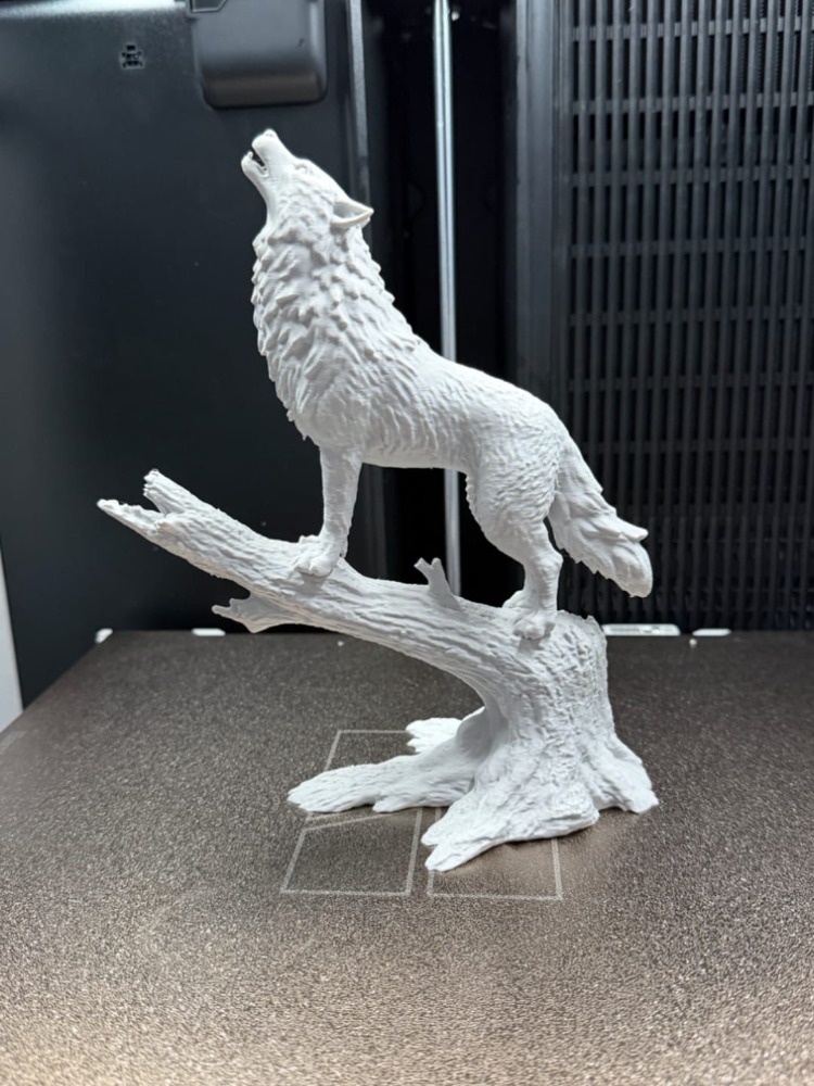 Uluyan Kurt 3D Baskı Figür