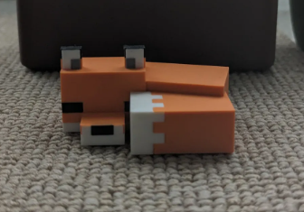 Minecraft Tilki (Fox) Koleksiyon Figürü 