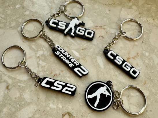 5’li CS:GO Logo Anahtarlık Seti | Gamer Aksesuar