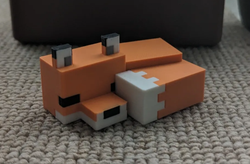 Minecraft Tilki (Fox) Koleksiyon Figürü 