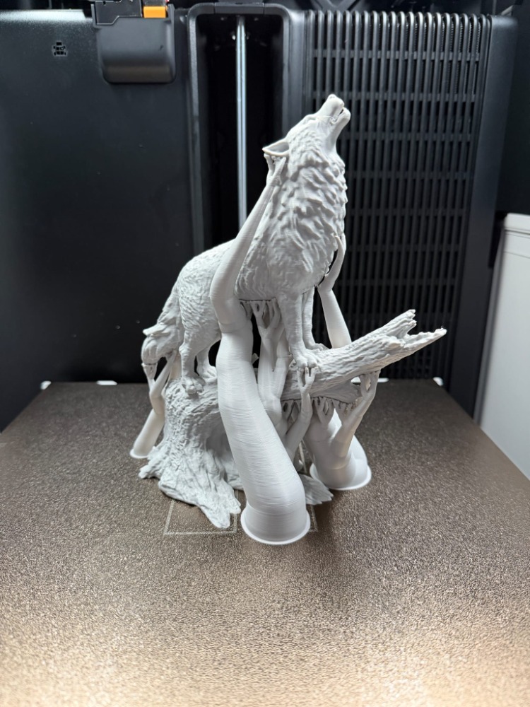 Uluyan Kurt 3D Baskı Figür
