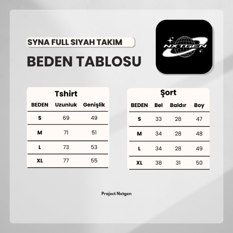 Syna Full Siyah Takım