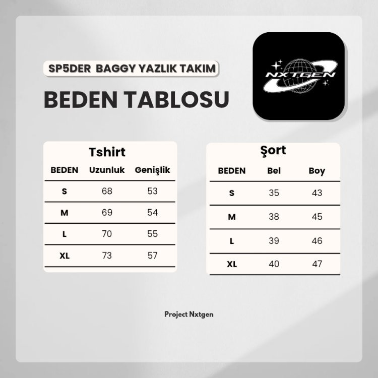 sp5der Baggy Full Siyah Takım