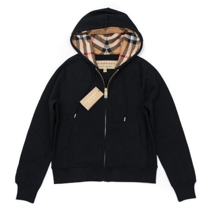 Siyah Zip Hoodie