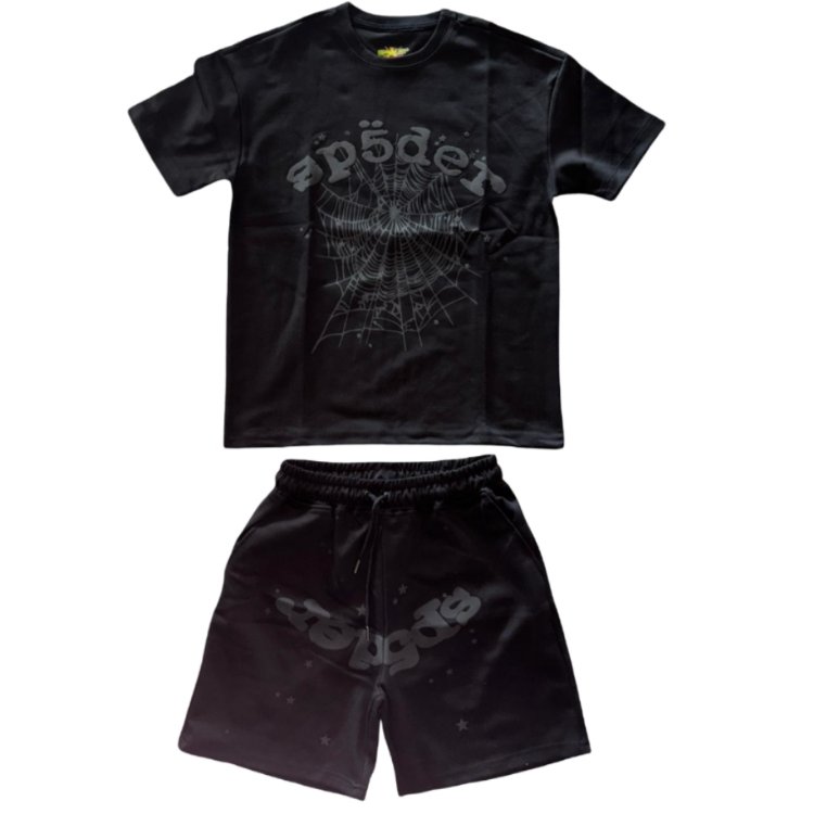 sp5der Baggy Full Siyah Takım
