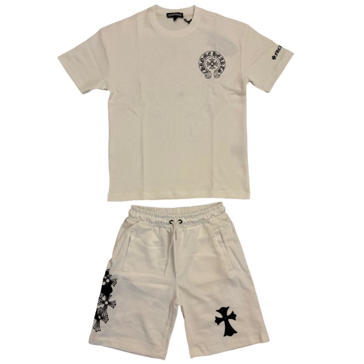 Chrome Hearts Beyaz Takım 