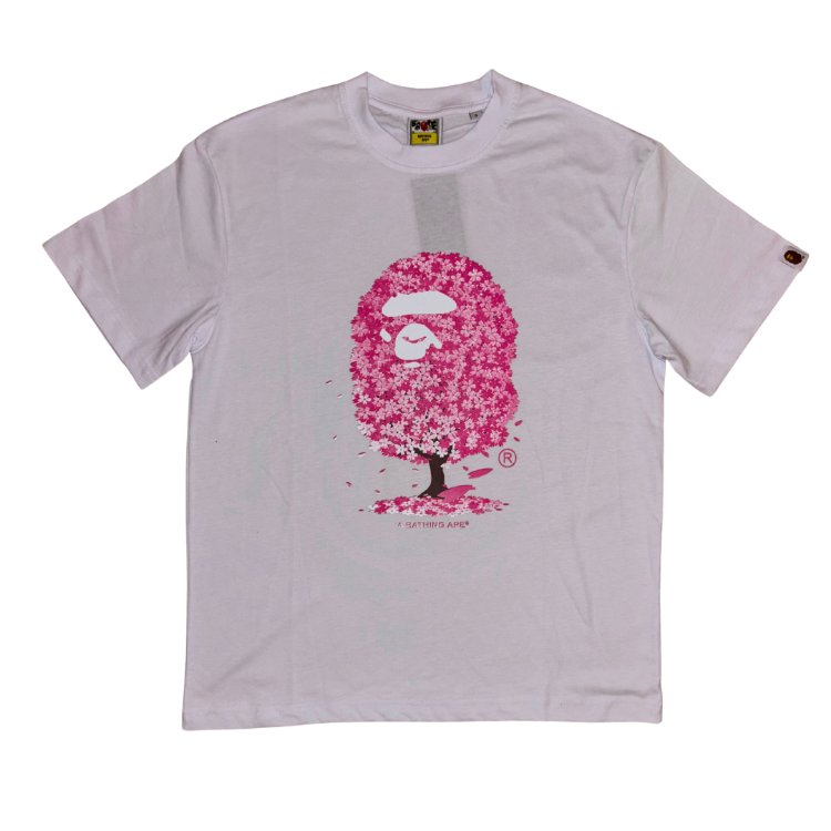 Bape x Sakura Beyaz Tshirt