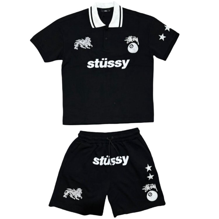 Stüssy Baggy Premium Takım Siyah