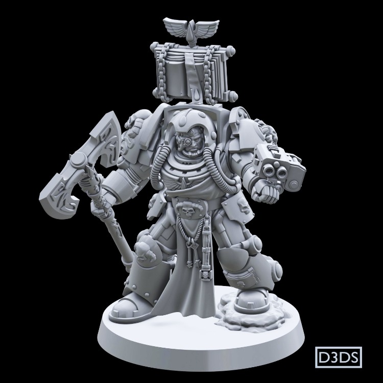 Librarian in Terminator Armour