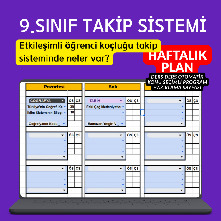 9.SINIF TAKİP SİSTEMİ (Maarif Modele Uygun)