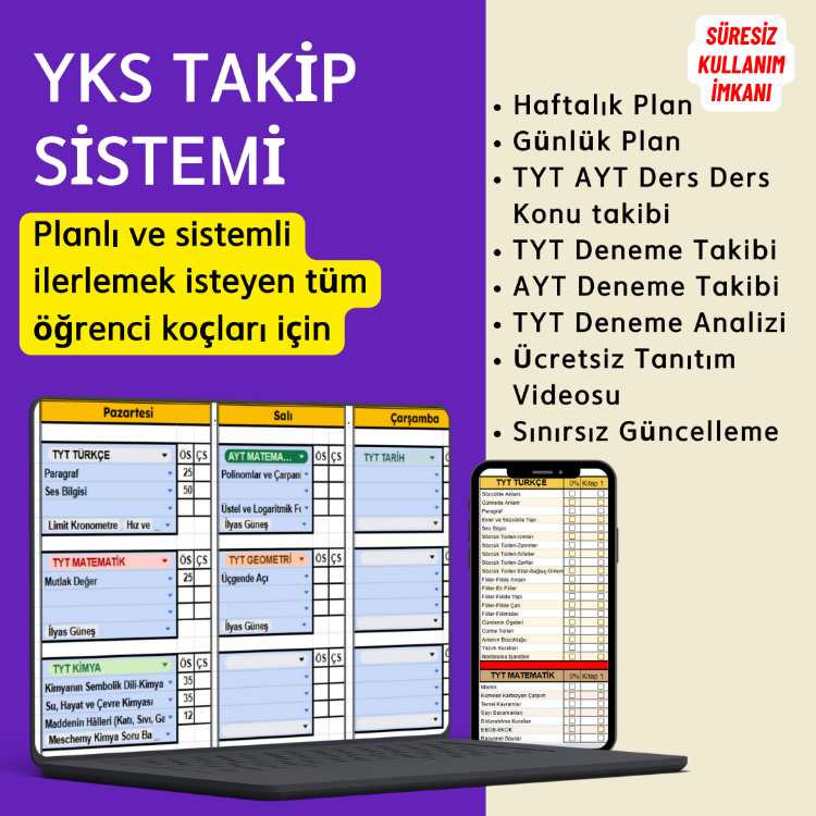 ETKİLEŞİMLİ YKS TAKİP SİSTEMİ