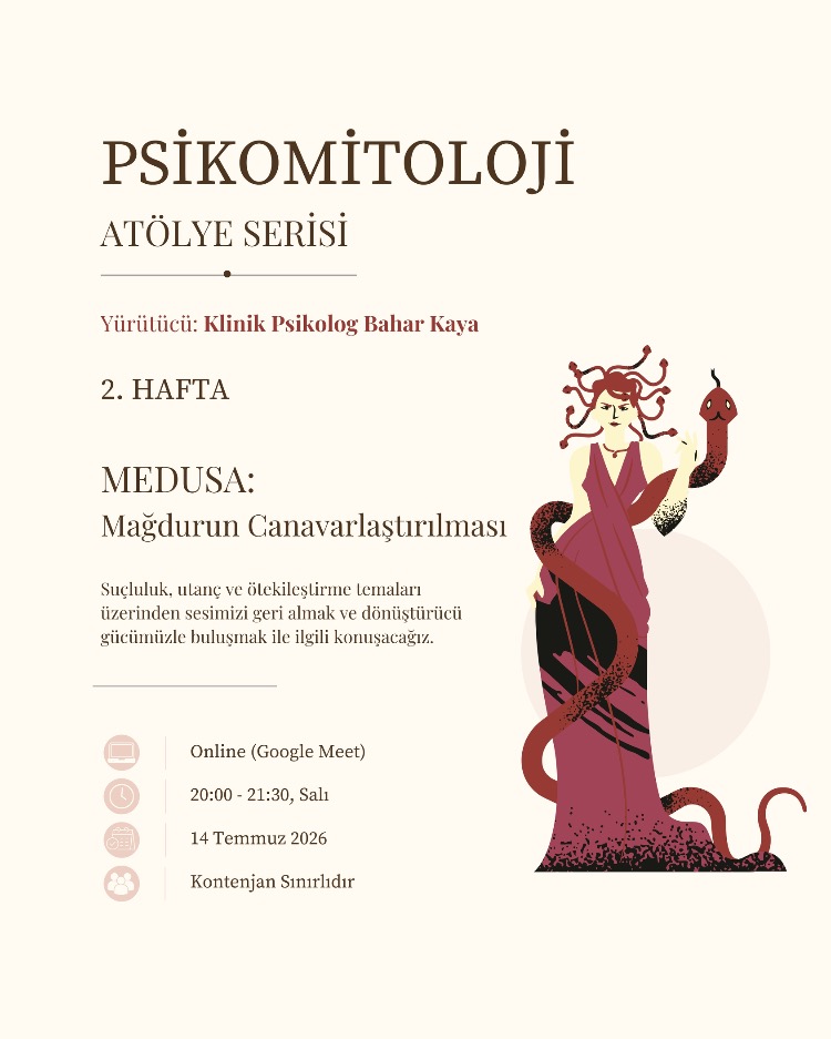 Psikomitoloji - Medusa Atölyesi (14 Temmuz 2026)