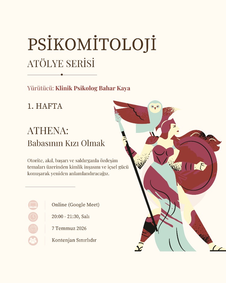 Psikomitoloji - Athena Atölyesi (7 Temmuz 2026)