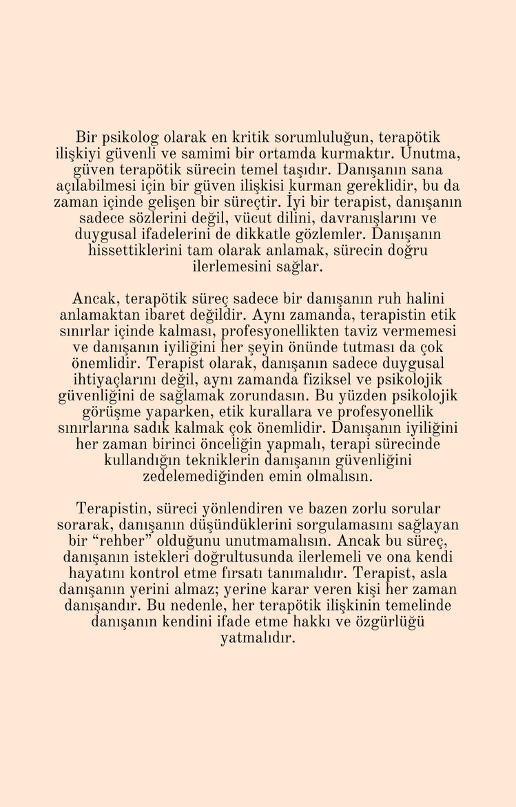 Psikolojik Danışmanlık Teknikleri Klavuzu