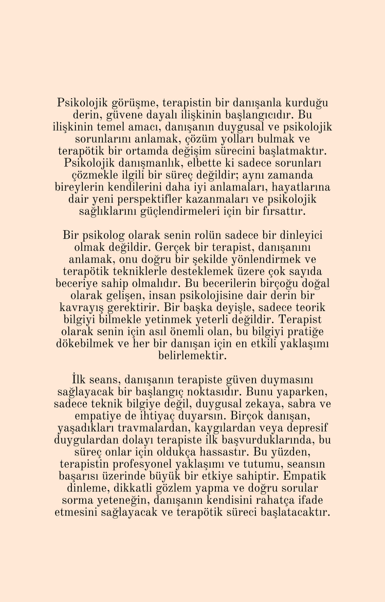 Psikolojik Danışmanlık Teknikleri Klavuzu