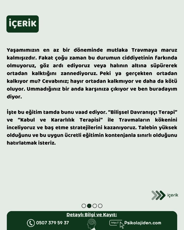 Travmaların Kökenini İncelemek ve Baş Etme Stratejileri Geliştirmek: Geçmişimde Ne Yaşadım?