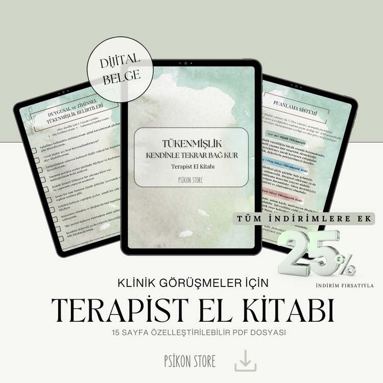 TÜKENMİŞLİK KENDİNLE TEKRAR BAĞ KUR (DİJİTAL BELGE)