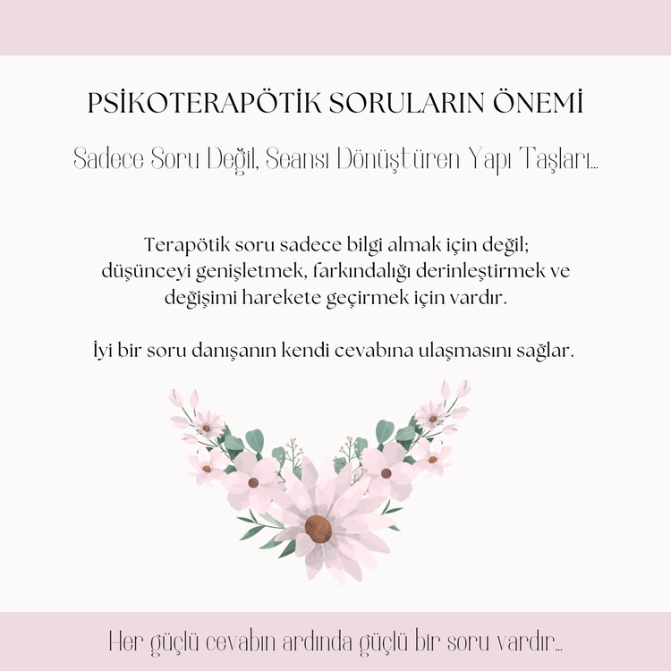 ÇİFT TERAPİSİNDE 250 TERAPÖTİK SORU