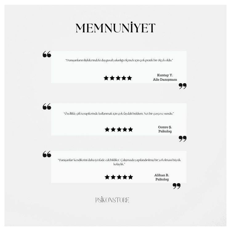 Duygusal Yakınlık Değerlendirme Skalası (Dijital Belge)