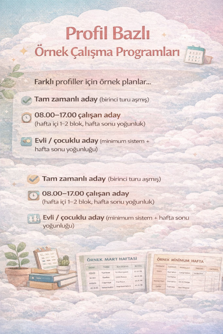 KPSS STRATEJİK ÇALIŞMA VE ZİHİNSEL DAYANIKLILIK REHBERİ