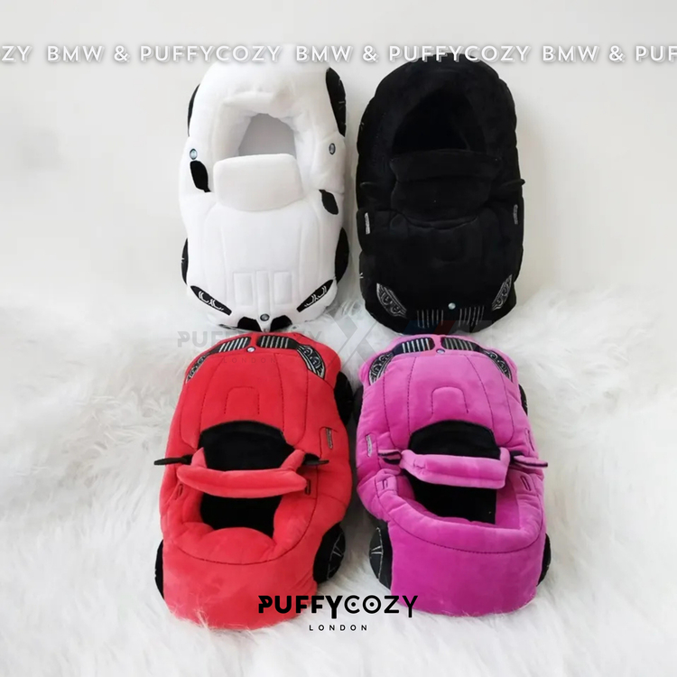 BMW M4 PANDUF PEMBE PUFFY COZY ™️ SNEAKERS PELUŞ TERLİK