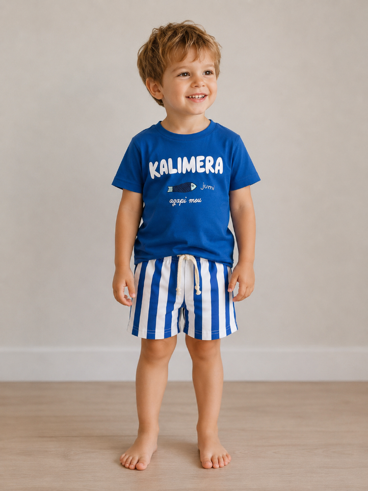 %100 Pamuk Kalimera Unisex Takım