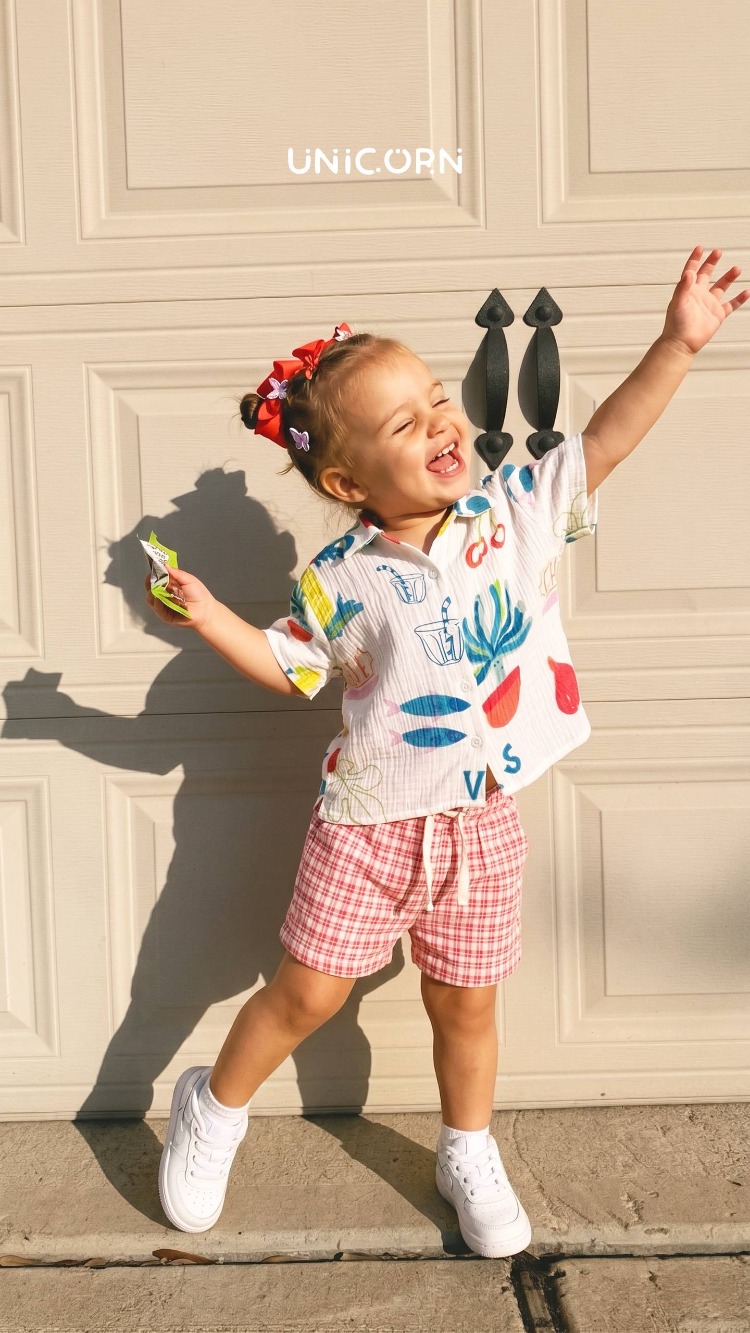 Summer Enjoy Müslin Unisex Takım