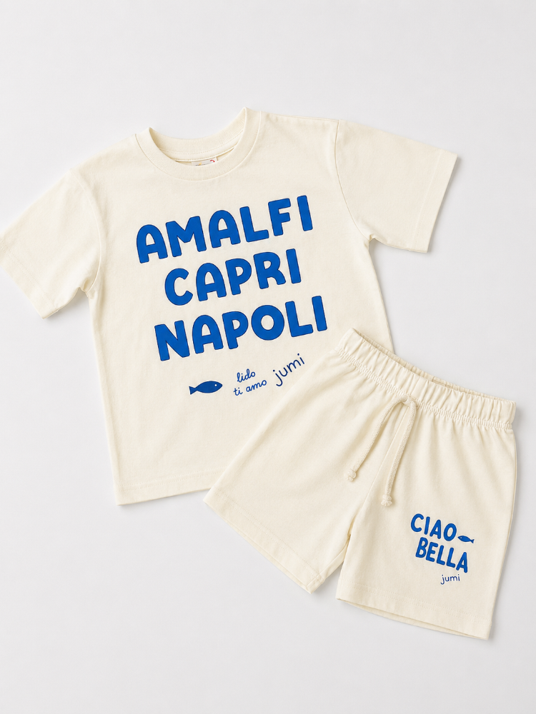 %100 Pamuk Amalfi Unisex Takım