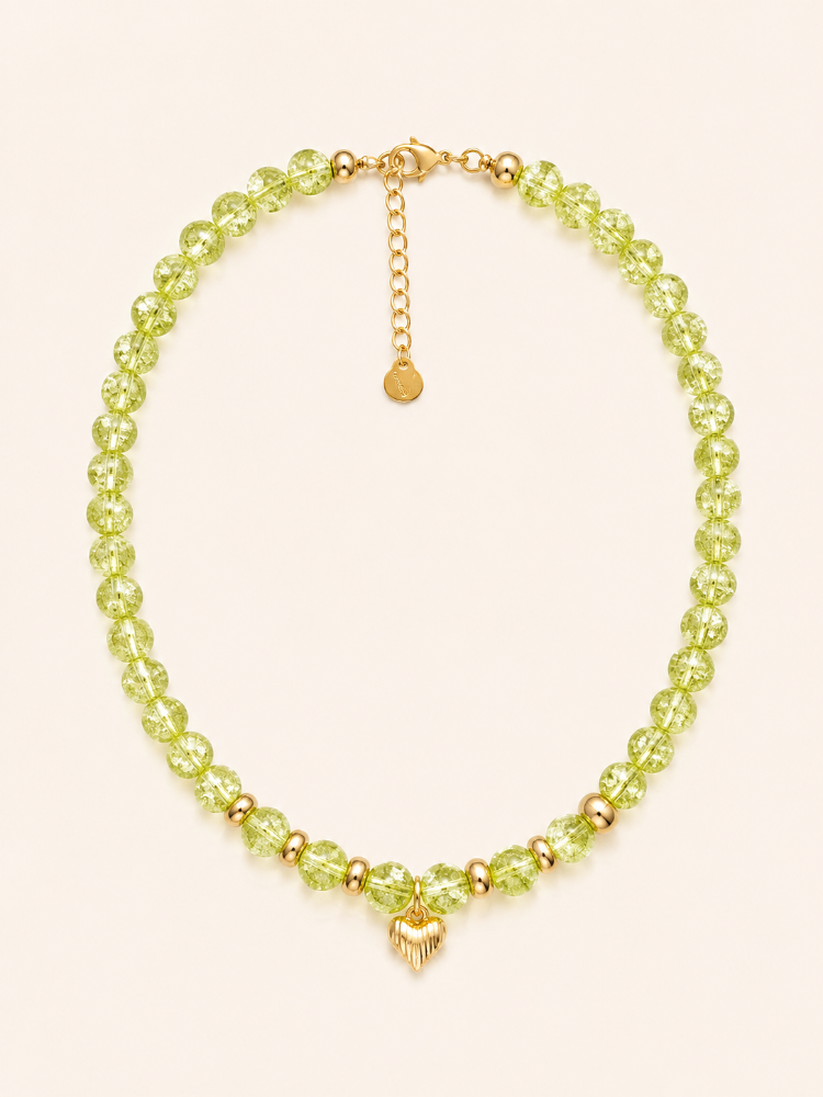 Peridot Taşlı Kolye
