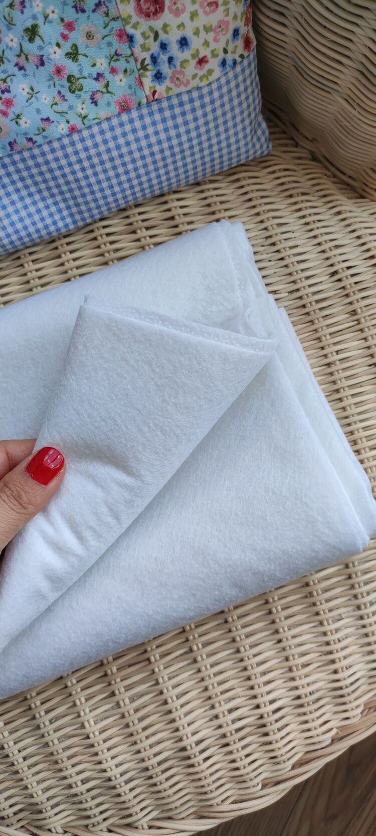 ütü ile yapışan elyaf tela (1 metre)