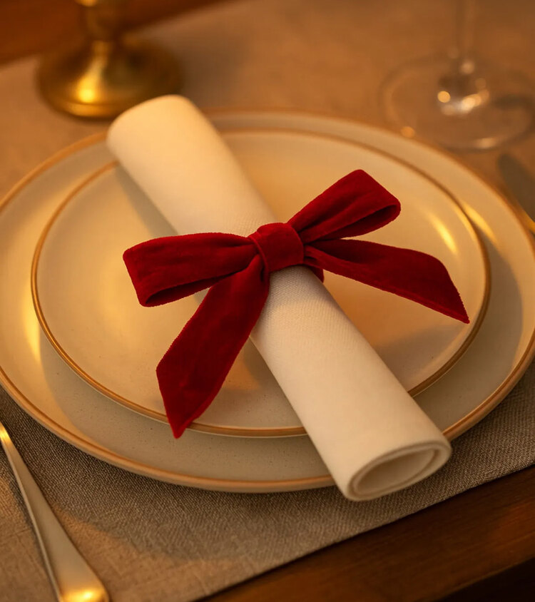 Bowtie 2’li peçete halkası seti