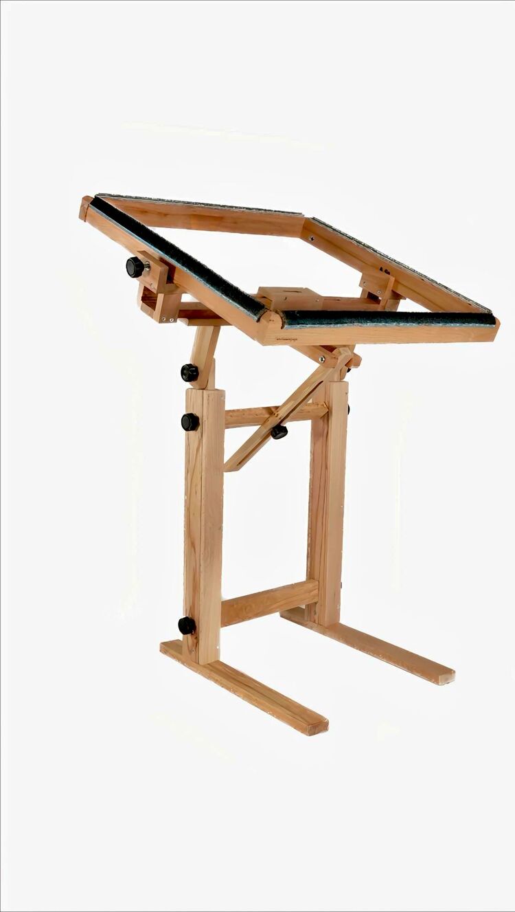 100cm Ayarlı Ayaklı Kasnak Tutucu Stand (20cm-100cm arası tüm köşeli kasnaklar) )