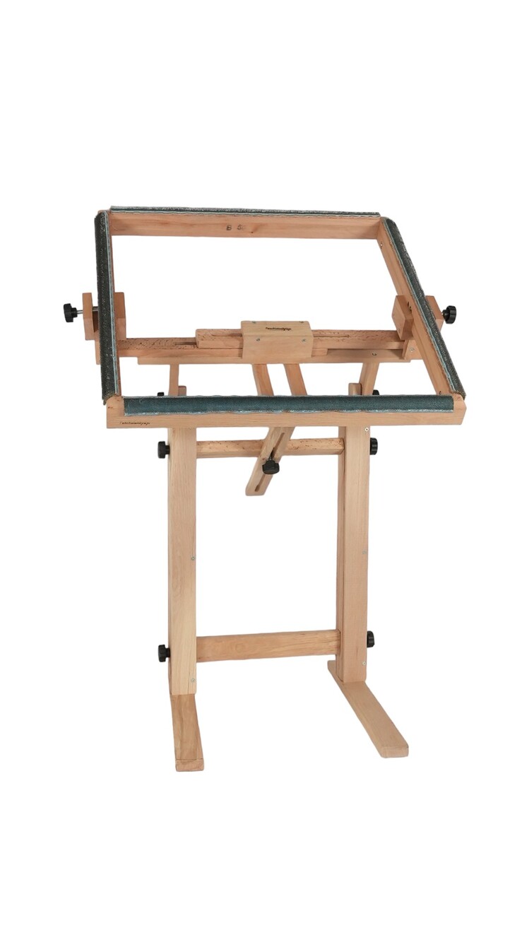 65cm Ayarlı Ayaklı Kasnak Tutucu Stand (20cm-65cm arası tüm köşeli kasnaklar)