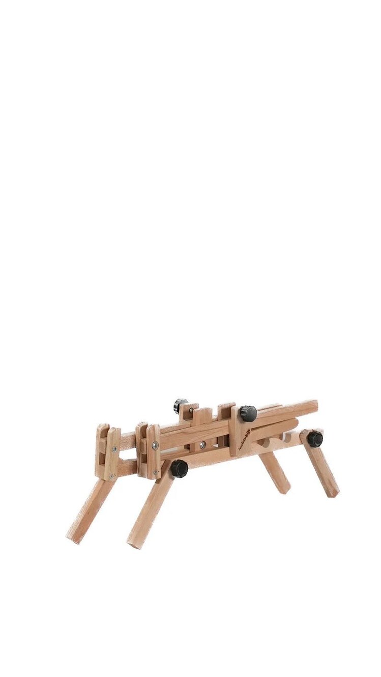 Kasnak Tutucu Ahşap Şezlong Stand (20cm ile 60cm arası tüm iğneli/telli kasnak bağlanabilir)