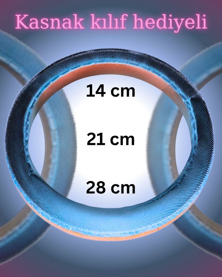 28-21-14 cm 3 Adet Yuvarlak İğneli Kasnak