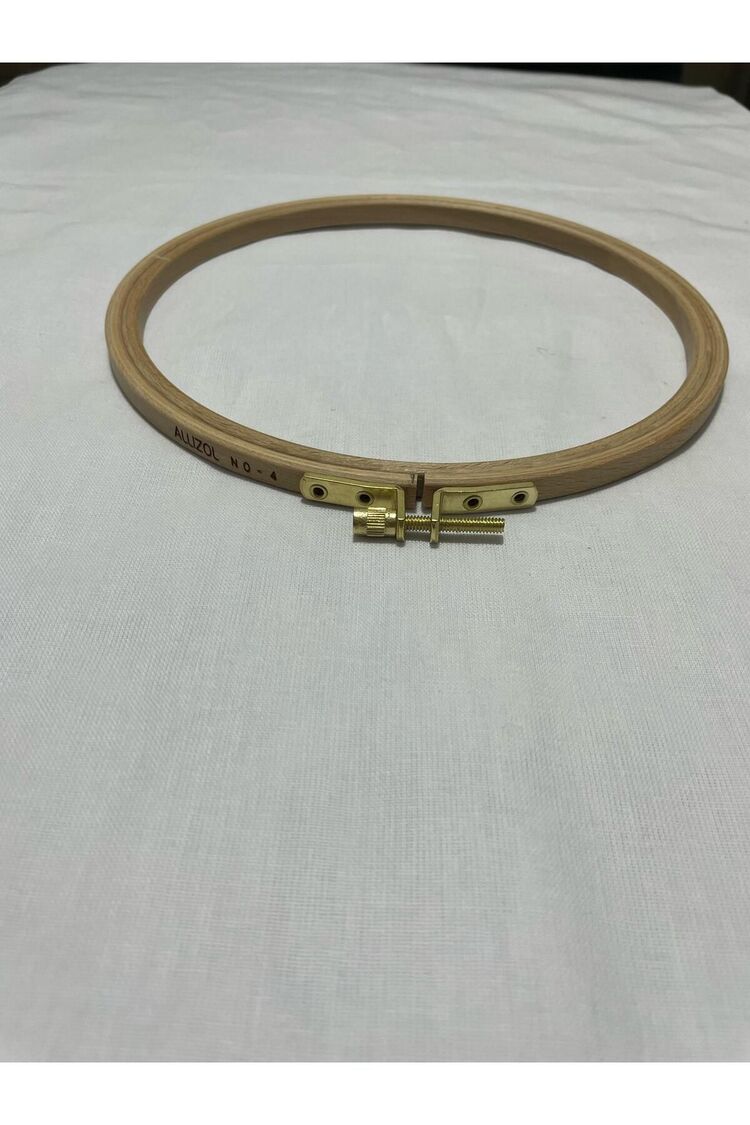 Allizol Vidalı Ahşap Nakış Kasnağı (AL 202-4), Punch Kasnağı (18,5 CM'LİK TEK KASNAK)