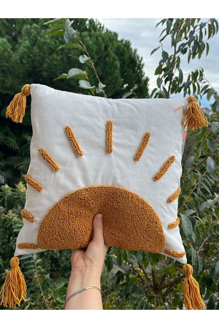 Bebek Dekoratif Kırlent/ Bebek Takı Yastığı /bebek Dekoratif Yastık Kılıfı/ Punch Nakışlı