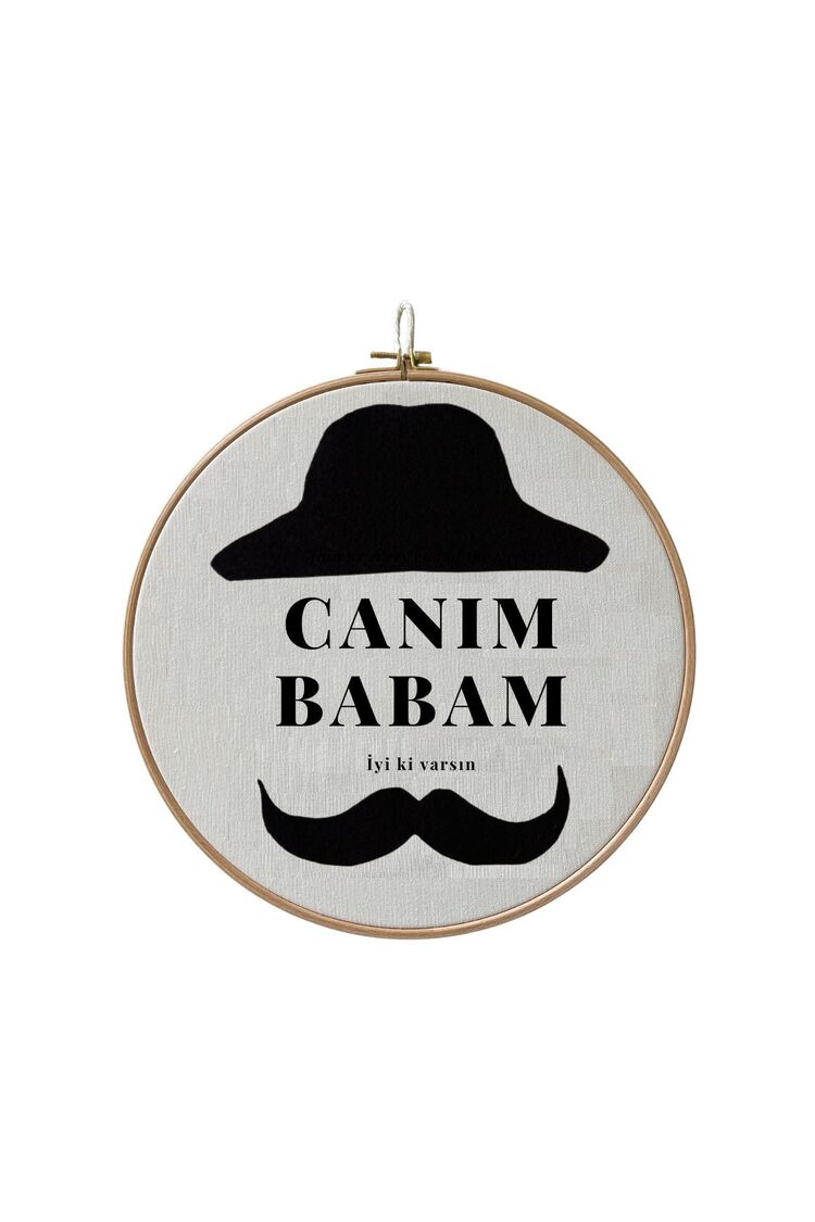 30 Cm Babalar Gününe Özel Duvar Süsü/Babalar Günü Hediyesi / Canım Babam Tablosu