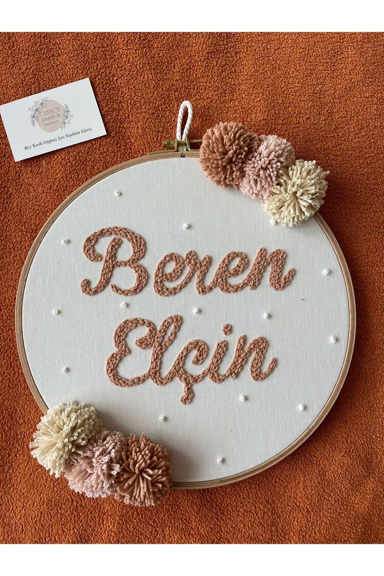 30cm- Bebek Kapı Süsü/ Hastane Odası Kapı Süsü/isimli Kapı Süsü, Isimli Duvar Panosu, Punch