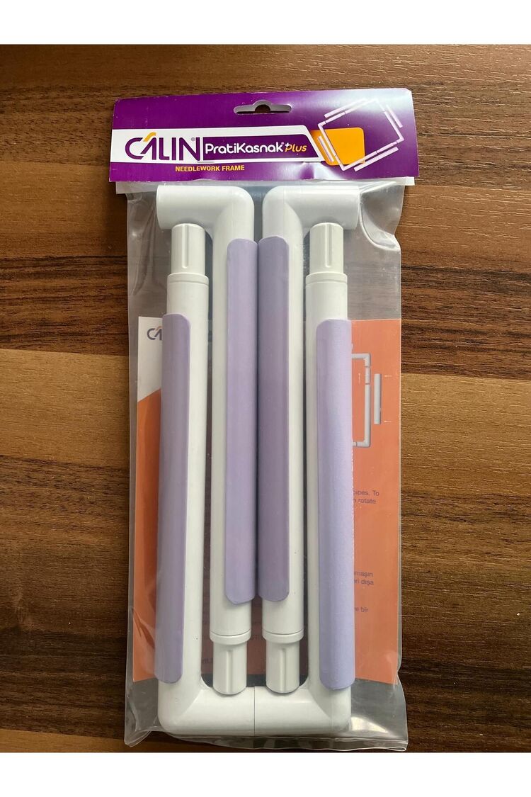 CALIN Plus Nakış Kasnağı /35,5 cm x 35,5 cm Plastik Nakış Kasnağı (Mor)/Calin Kasnak / Punch Kasnağı