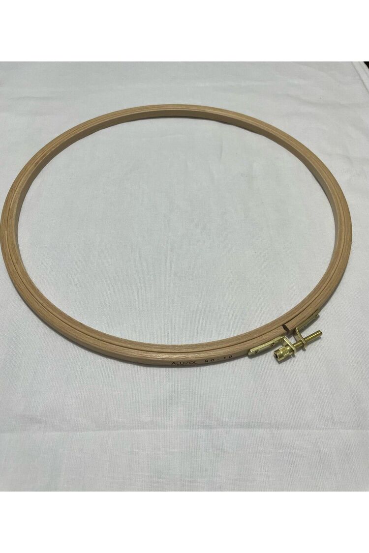 Allizol Vidalı Ahşap Nakış Kasnağı (AL 202-10), Punch Kasnağı (27,5 CM'LİK TEK KASNAK)