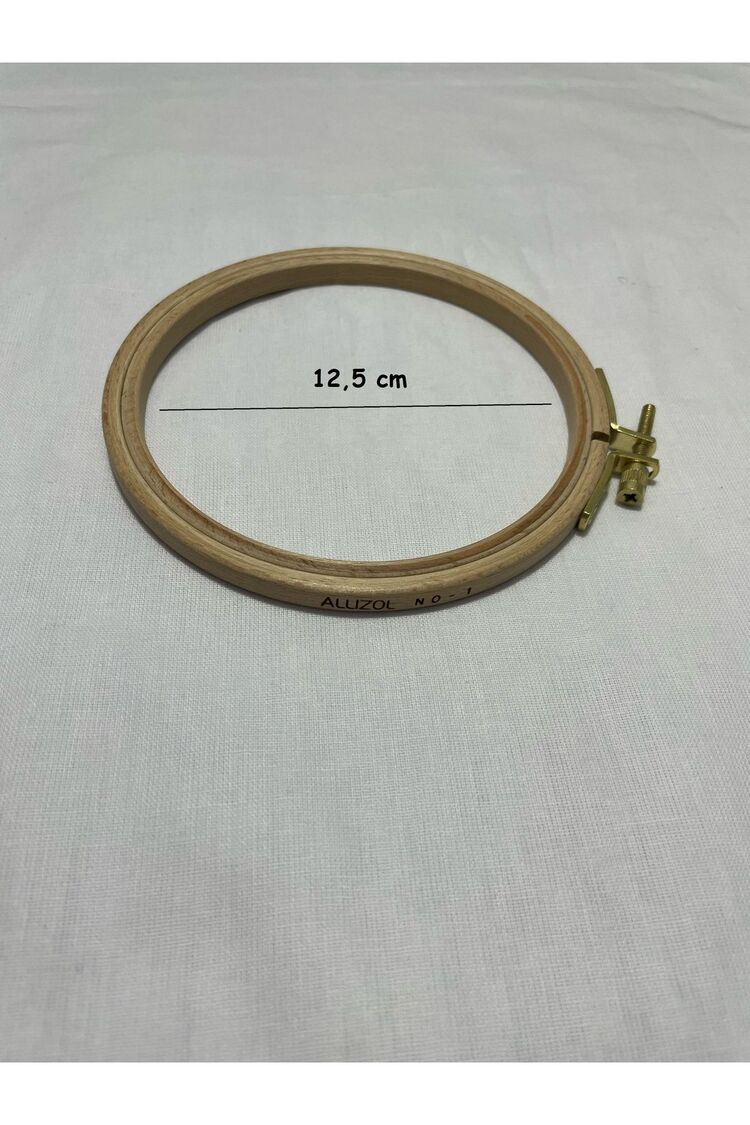 Allizol Vidalı Ahşap Nakış Kasnağı (AL 202-1), Punch Kasnağı (12,5 CM'LİK TEK KASNAK)