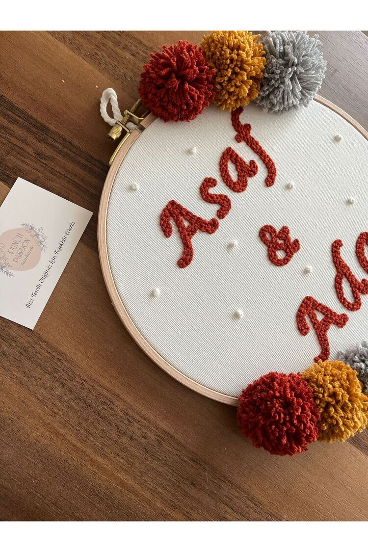 30cm- Bebek Kapı Süsü/ Hastane Odası Kapı Süsü/isimli Kapı Süsü, Isimli Duvar Panosu, Punch